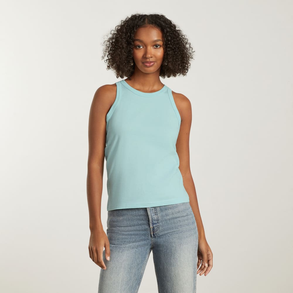 The Tank in Essential Cotton | Ice Blue