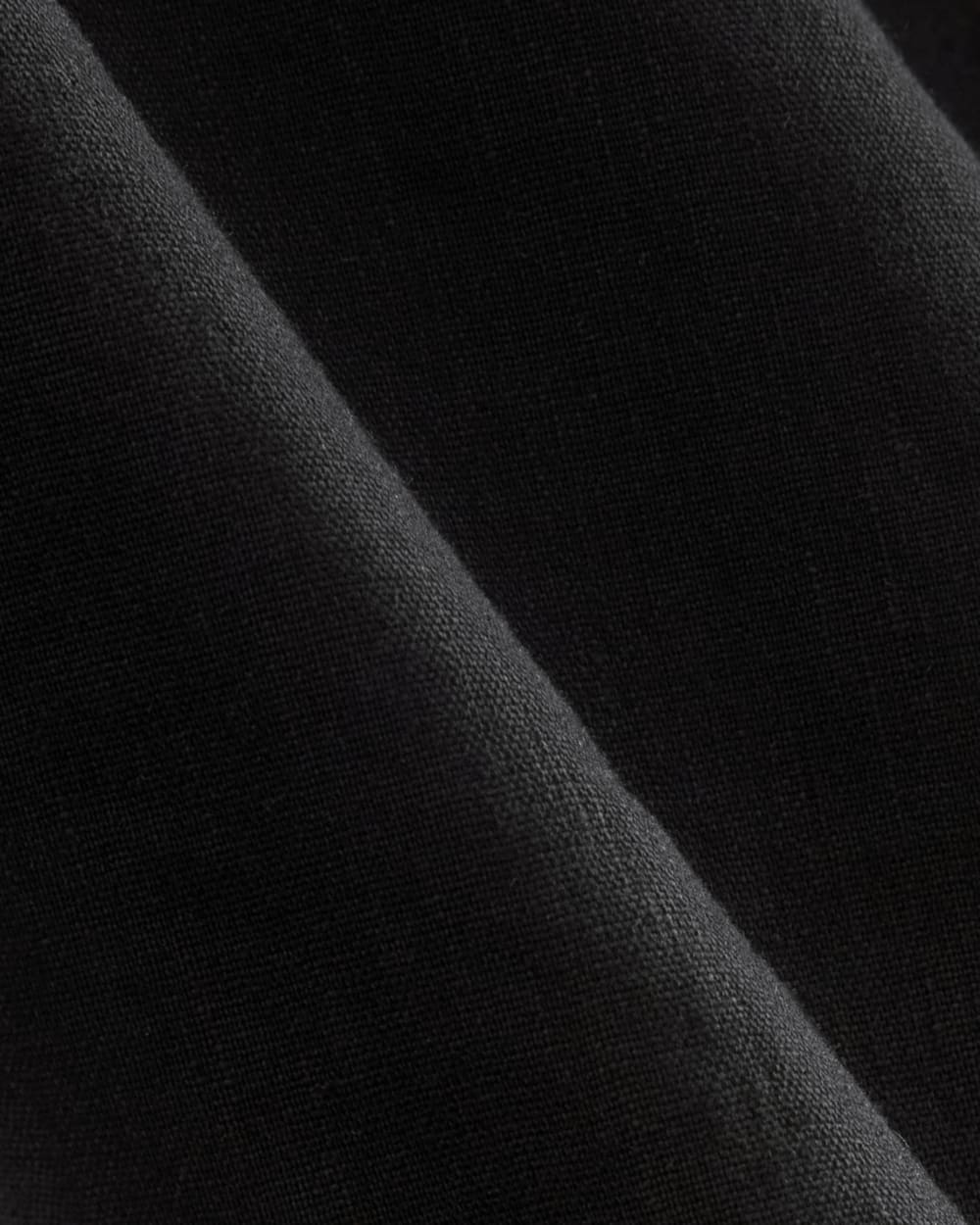 The Shift Dress in Stretch Linen | Black