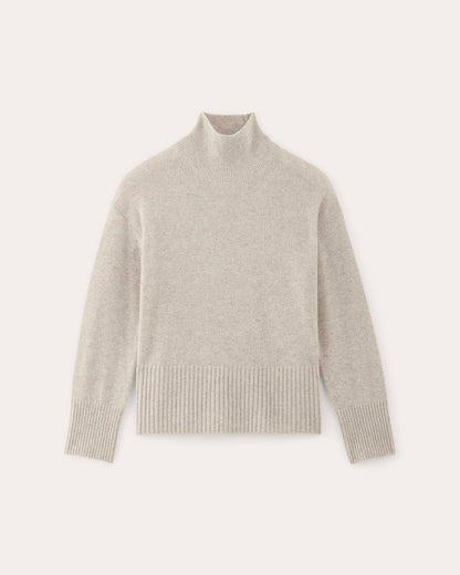 The Boxy Turtleneck in Cashmere | Canvas