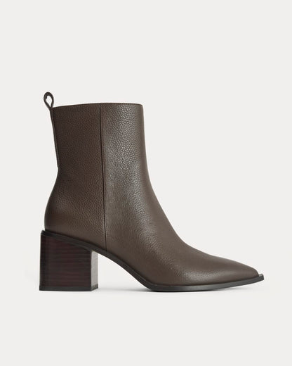 Studio Block Heel Boot | Brown