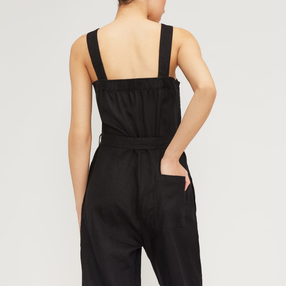 The Linen Jumpsuit | Black