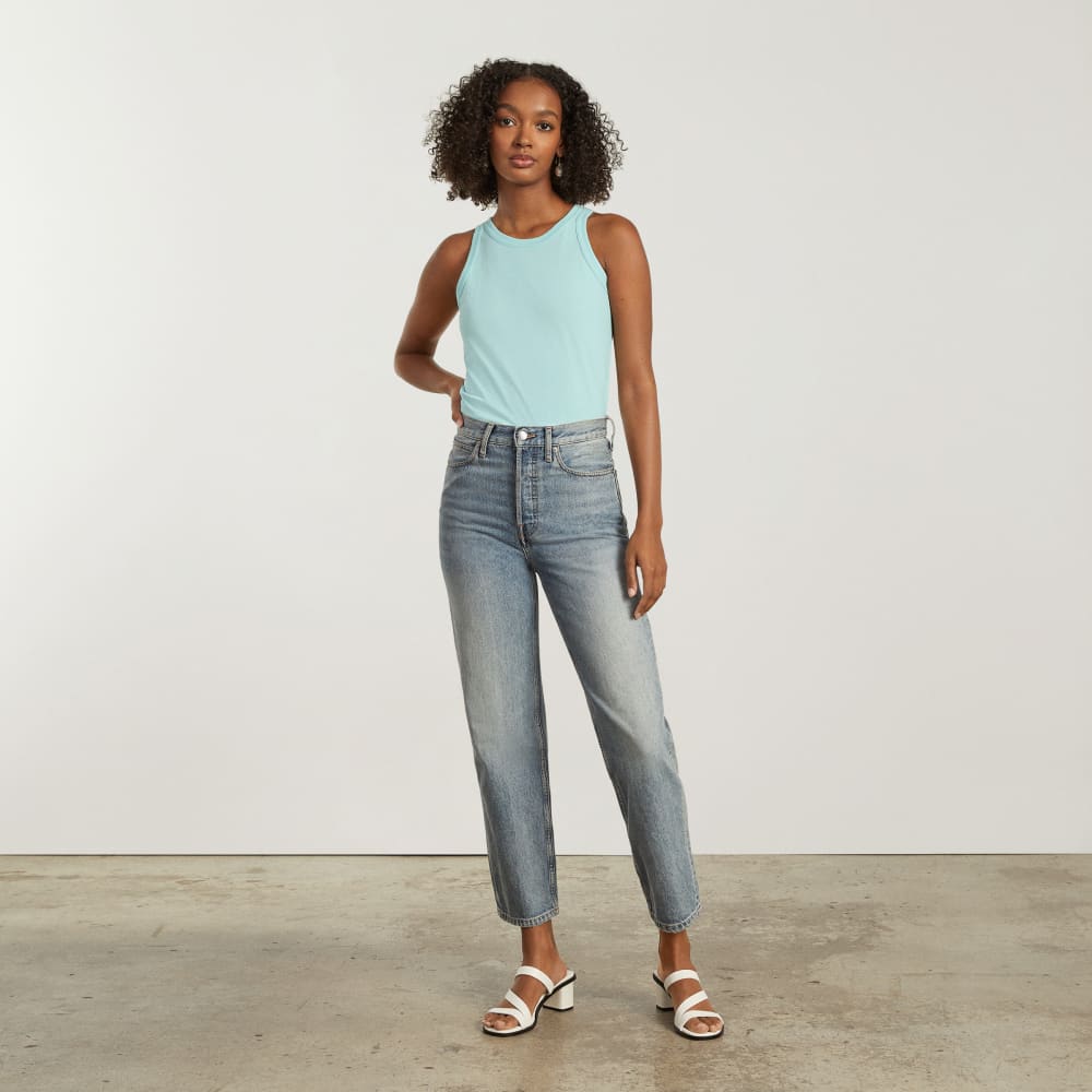 The Tank in Essential Cotton | Ice Blue