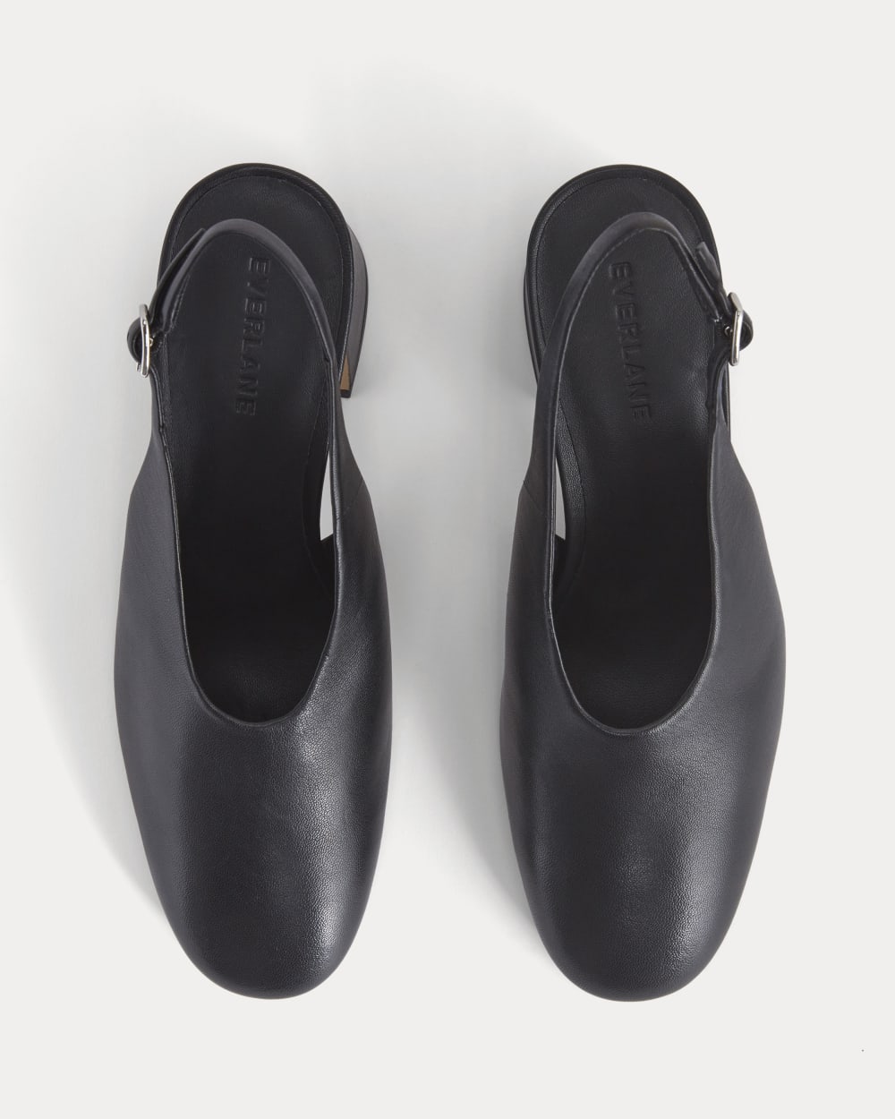 Curved Slingback Heel | Black