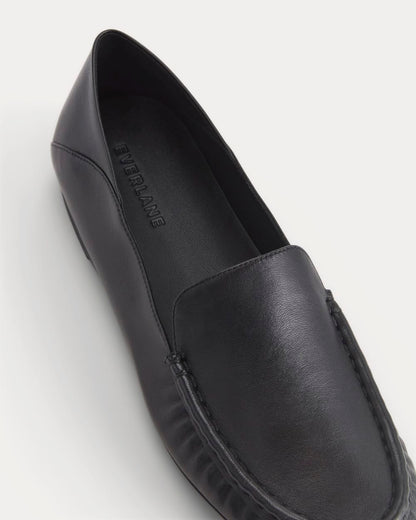 Leather Day Driver Loafer | Black