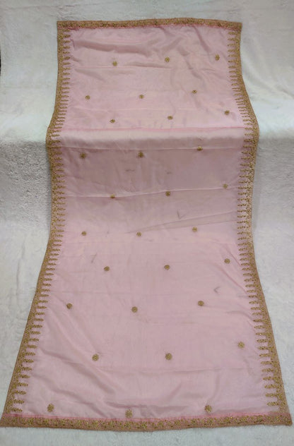 Organza Silk Stone Handwork Dupatta