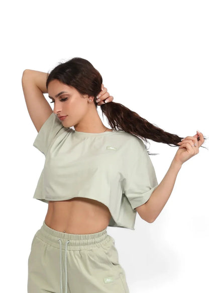 Oversized Cropped Top