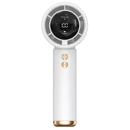 Handheld High Speed Fan | Wearable Portable Rechargeable Battery | Operated Powerful Airflow Kid | Outdoor Travel Household Cooling