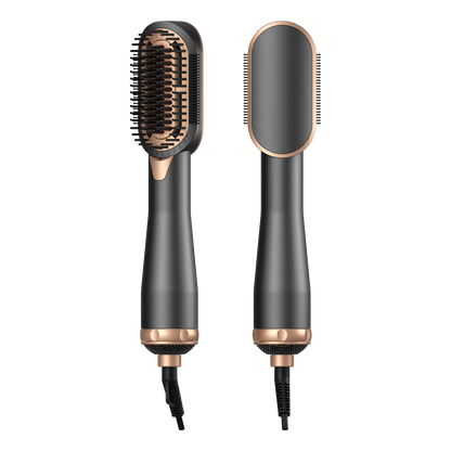 Muti-function One Step Hot Air Brush Styler Hair Straight Comb Salon Hair Dryer Brush 360 Degree Swivel Cord