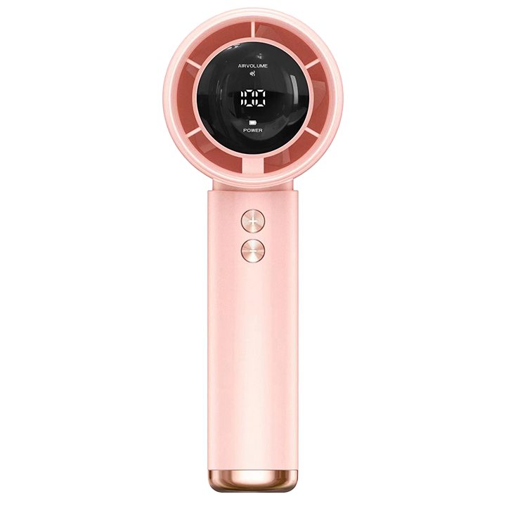 Handheld High Speed Fan | Wearable Portable Rechargeable Battery | Operated Powerful Airflow Kid | Outdoor Travel Household Cooling