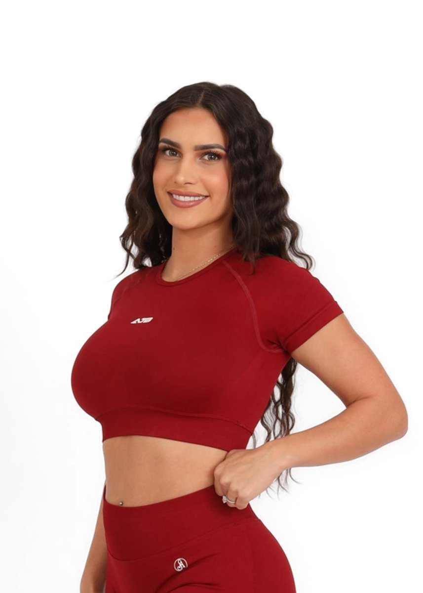Peachy T-Shirt Crop Top