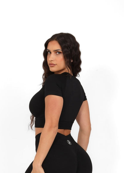 Peachy T-Shirt Crop Top