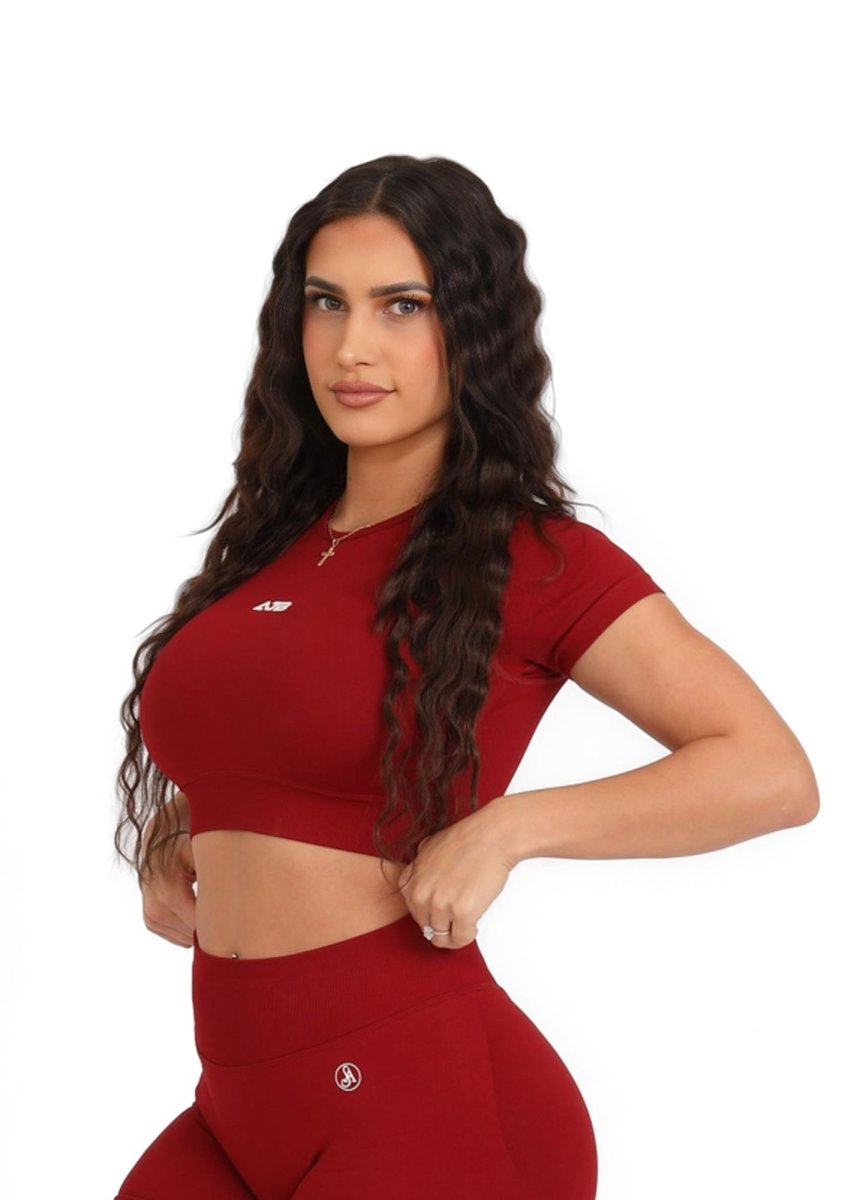 Peachy T-Shirt Crop Top