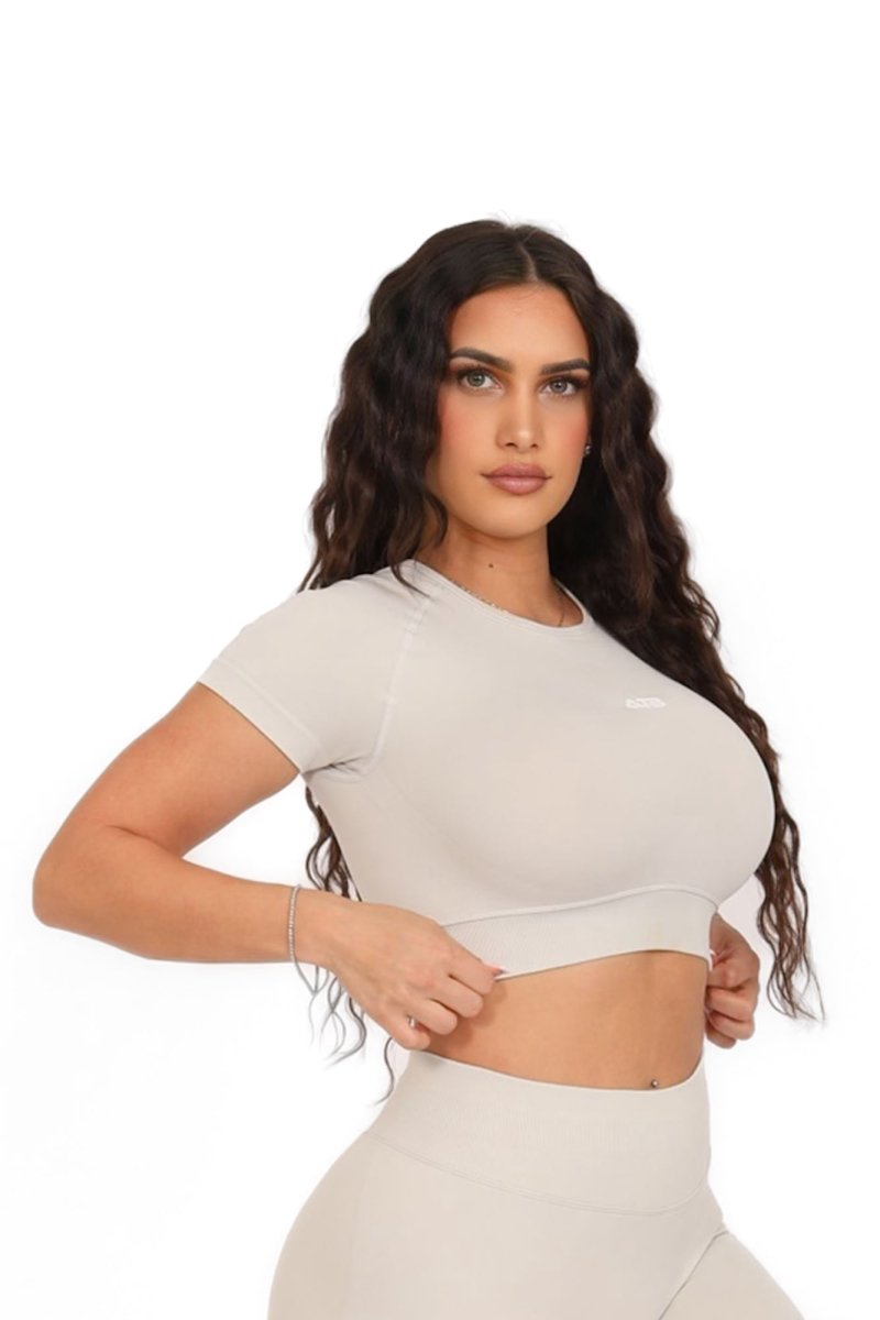 Peachy T-Shirt Crop Top