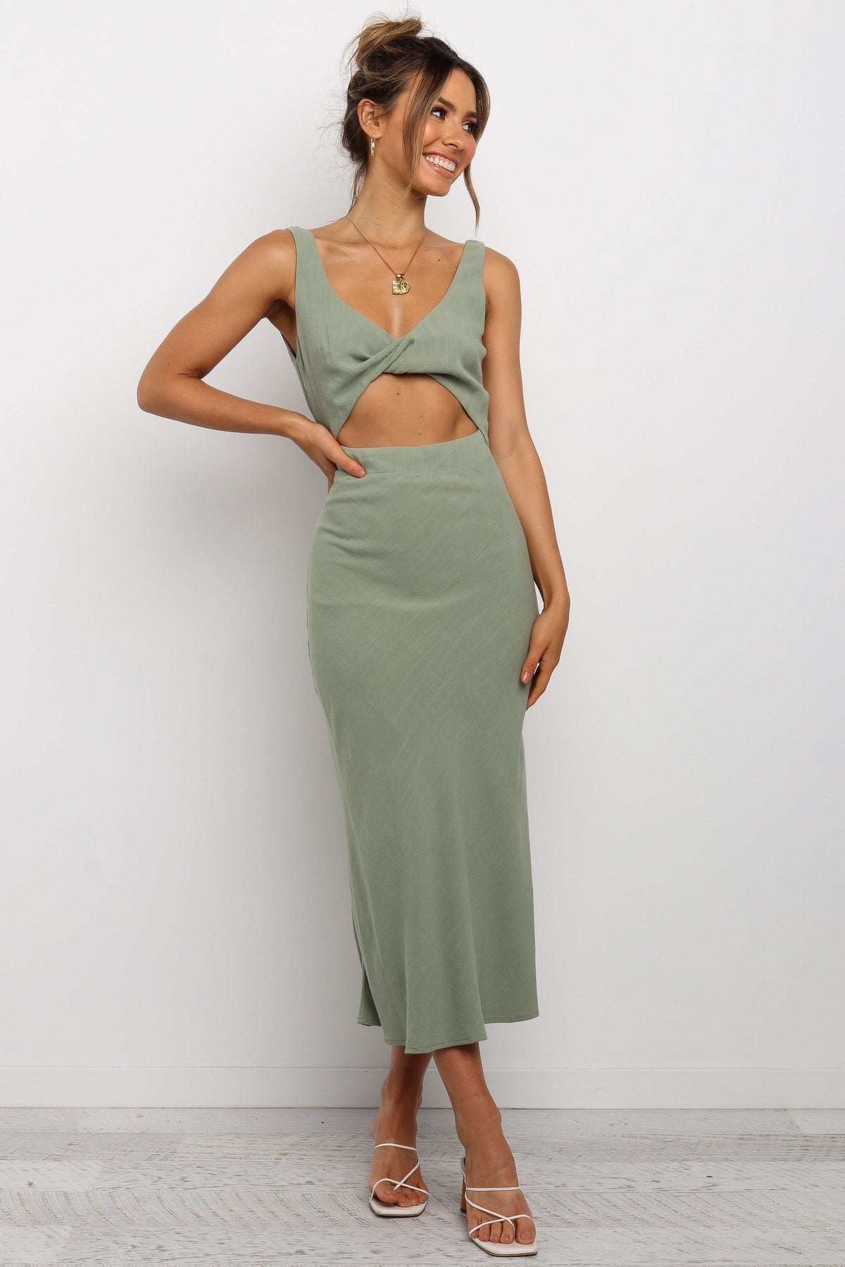 DRESSES Apollo Dress - Olive 2
