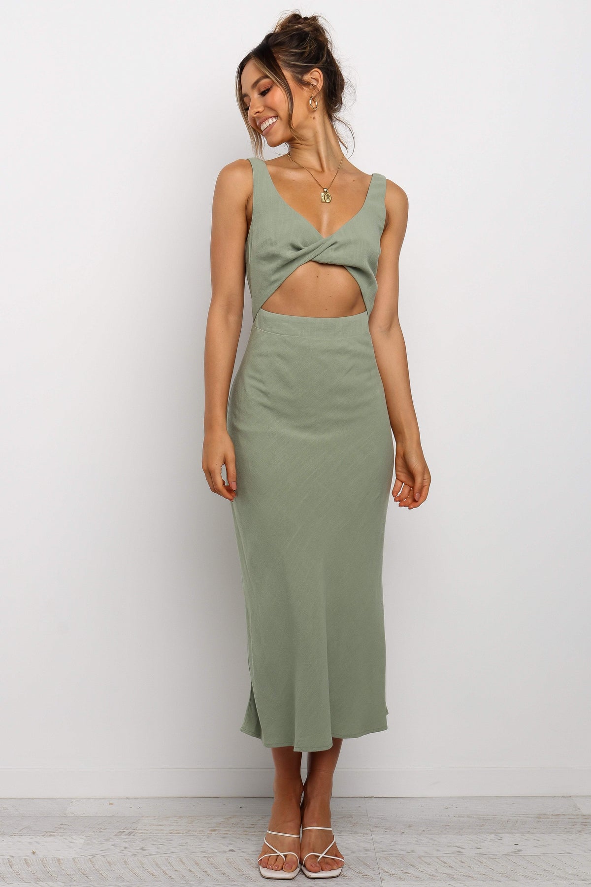 DRESSES Apollo Dress - Olive 6