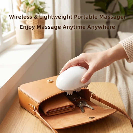 Multi-Purpose Electric Head Massage Device, Portable Handheld Massager for Head, Neck & Shoulder All-Around Daily Massage Care | Scalp &amp; Head Care
