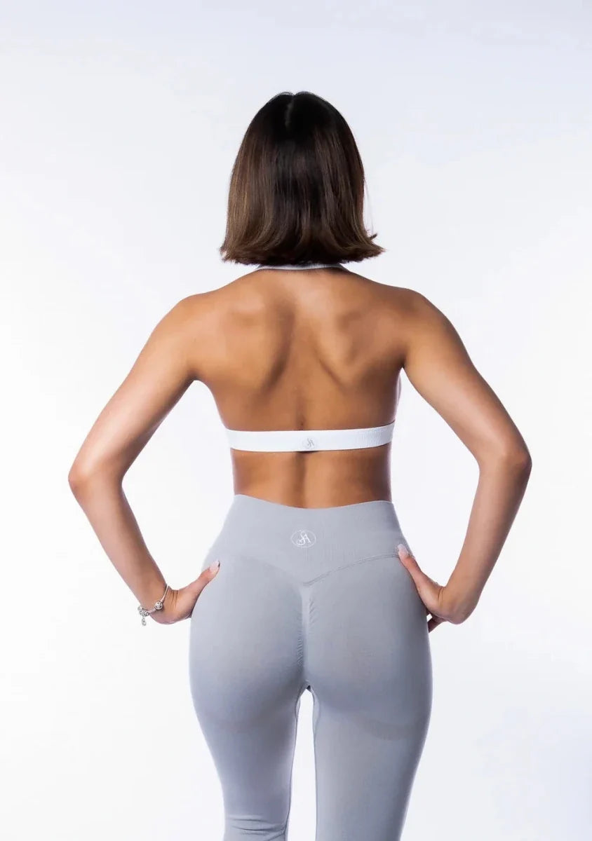 Ribbed Halter Bra