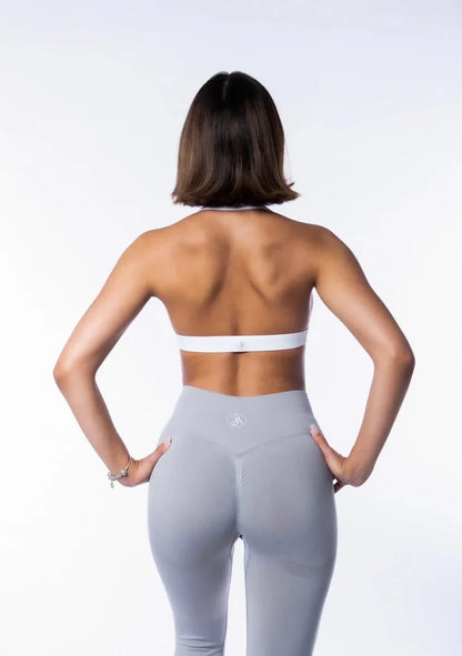 Ribbed Halter Bra
