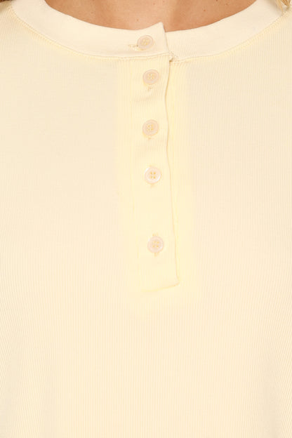 Walsh Knit Top - Butter Yellow
