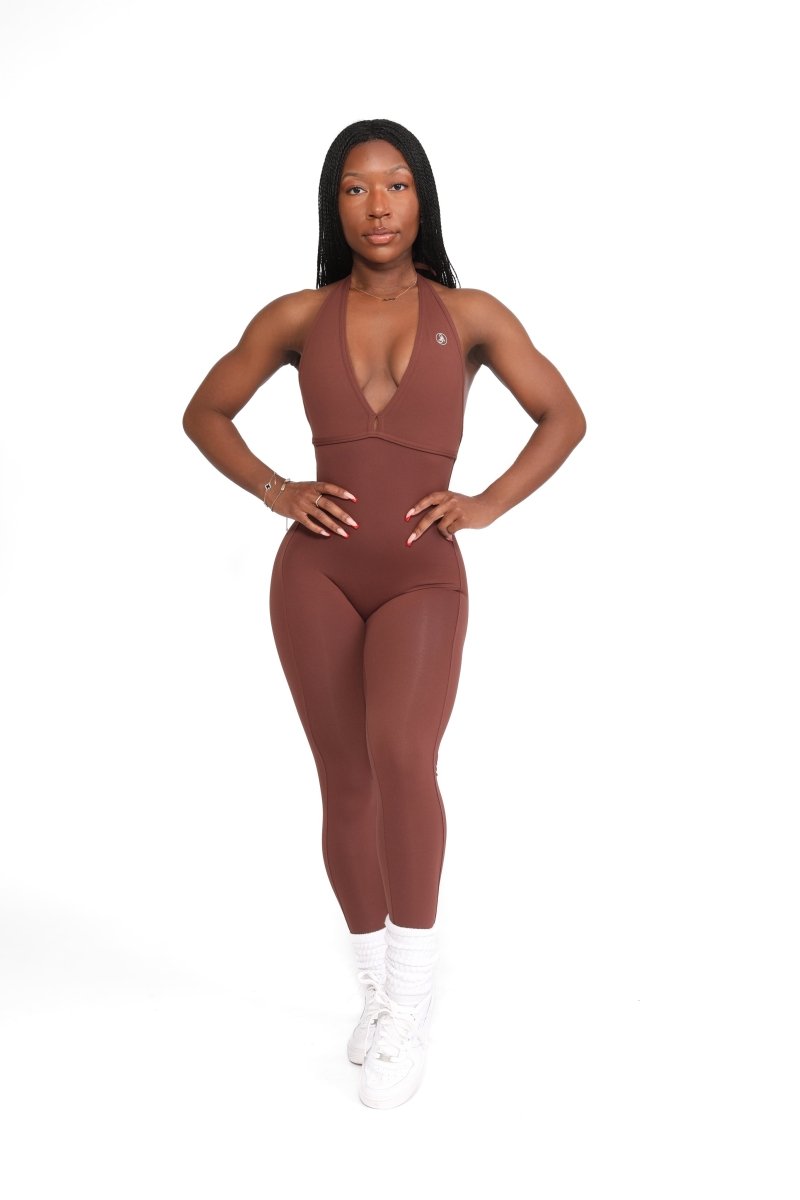 V Back Jumpsuits