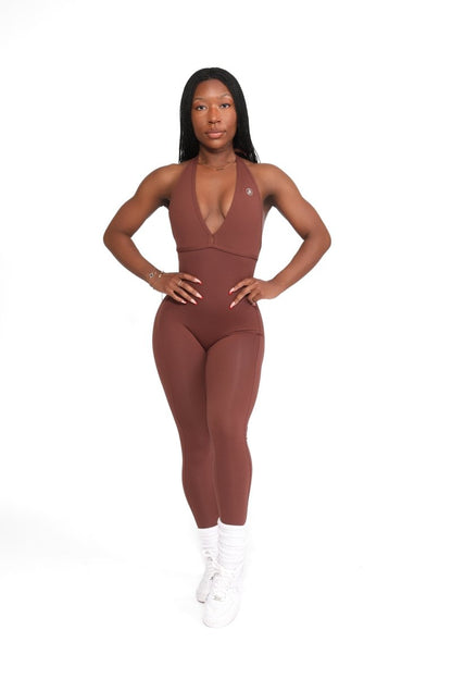 V Back Jumpsuits